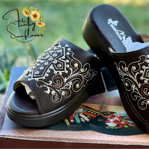 Montana West Cross Wedge Sandal - Picture 3 of 4